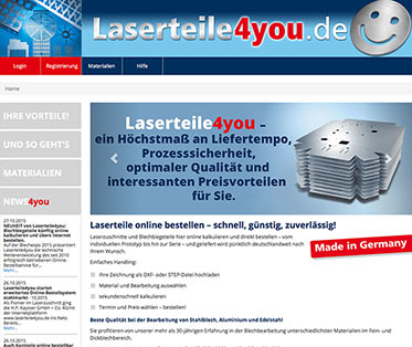 Laserteile4you.de Screenshot